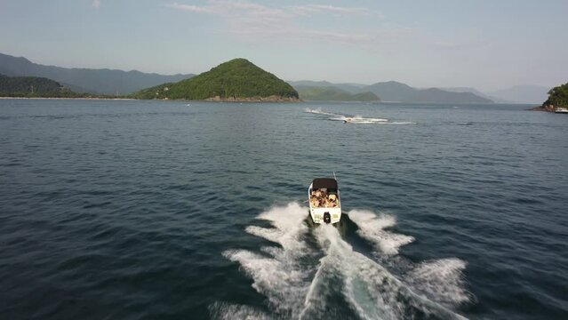 Islands in Maresias, North Coast of Sao Paulo, Brazil