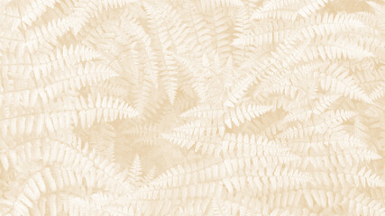 tan and cream fern photograph background - light, high key effect - Powered by Adobe
