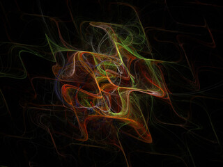 surreal futuristic digital 3d design art abstract background fractal illustration for meditation and decoration wallpaper