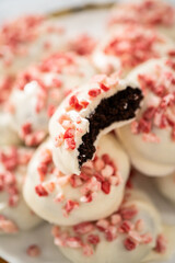 Peppermint White Chocolate Cookies