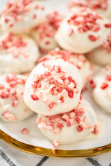 Peppermint White Chocolate Cookies
