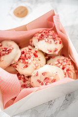 Peppermint White Chocolate Cookies