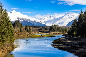 Gardinen Gletscher Mendenhall River and Glacier Juneau Alaska  © Jeremy