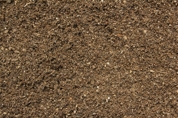Soil texture background. Top view soil . 