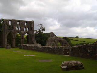 Fototapeta na wymiar Dundrennan Abbey, Ruine, Schottland