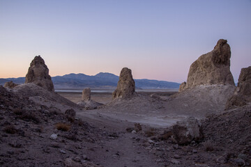 Sunset at the Trona Pinnacles