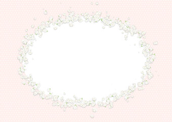 カスミソウフレーム（ピンク）