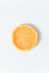 Fresh Citrus Fruit. Lemon, Orange, Mandarin, Grapefruit on Solid White Colored Background.