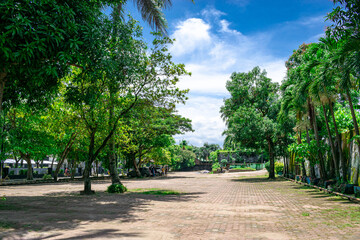 View of the park in the city during the day
