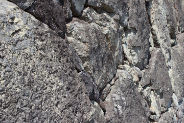 stone wall of Japanese Castle,石垣