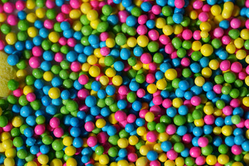 Colorfull sprinkles , Easter decor, bright candy