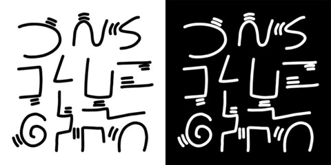 Set of Scribble arrow isolated on white background. black hand drawn arrows set icon. black and white color scribble 