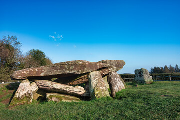 Arthur's Stone,Neolithic unearthed chambered tomb,Herefordshire,England,UK.