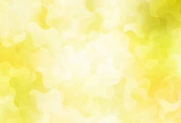 Light Yellow vector shining triangular background.