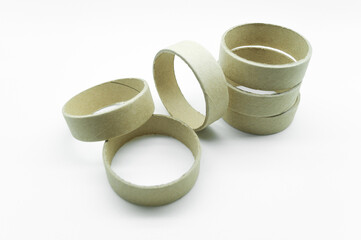 Narrow cardboard spools for winding rolled materials and self-adhesive labels. Reels made of...