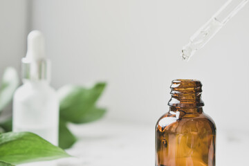 anti age, background, beauty, bottle, cosmetic, cosmetics, essential, face, healthy, natural, oil, oil cosmetic, organic, pipette, plant, serum, serum bottle, serum face, spa, treatment, white