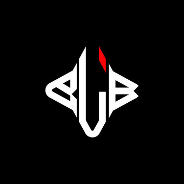 BLB letter logo creative design with vector graphic