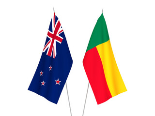 Benin and New Zealand flags
