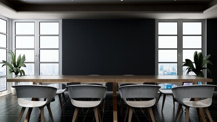 office pantry area 3d render interior design