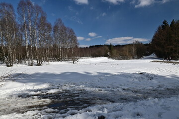 Rotes Moor im Winter in der Hessischen Rh&ouml;n Hessen