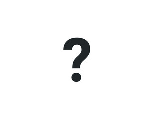 Question Icon Vector flat design style
