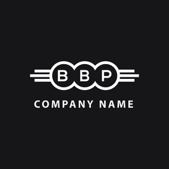 BBP letter logo design on black background. BBP  creative initials letter logo concept. BBP letter design.
