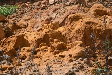 red rock in the desert