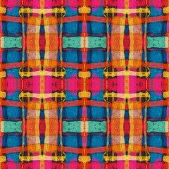 Fototapeta premium Abstract oil painting texture seamless pattern