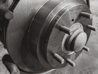 mobile photo of new back brake disk (part numbers is changed)