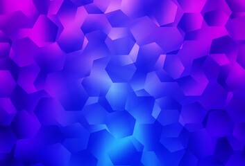 Obraz na płótnie Canvas Light Pink, Blue vector triangle mosaic background.