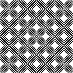 Abstract Seamless pattern. Memphis style background. Retro black and white texture.Ornamental seamless pattern. Seamless pattern with overlapping geometric shapes forming abstract ornament.abstract.