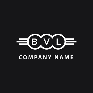 BVL letter logo design on black background. BVL  creative initials letter logo concept. BVL letter design.
