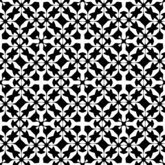 Seamless pattern with oblique black bands.Seamless vector. Checks, chevrons motif. Rhombuses, shapes ornament. Diamonds, curves wallpaper.Abstract geometric pattern. A seamless vector background.