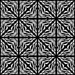 Seamless pattern with oblique black bands.Seamless vector. Checks, chevrons motif. Rhombuses, shapes ornament. Diamonds, curves wallpaper.Abstract geometric pattern. A seamless vector background.