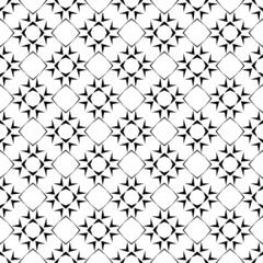 Abstract vintage geometric wallpaper pattern seamless background.Modern scandinavian style.Abstract classical background in black and white color.abstract texture, monochrome fashion design.