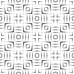 The geometric pattern with lines. Seamless background. White and Black texture. Graphic modern pattern. Simple lattice graphic design.Abstract geometric pattern with squares.Black, white and transpare