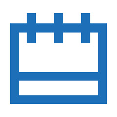 Fototapeta premium ui line icon calendar button