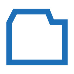 ui line icon folder button
