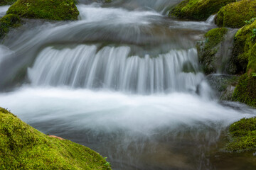 Obraz premium mountain stream to the Vase trail