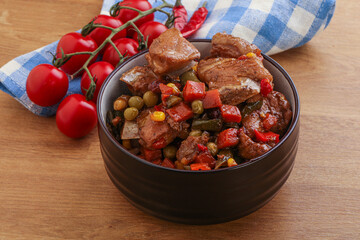 Roasted pork with oyster sauce