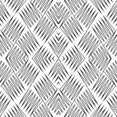 Pattern stripe seamless black and white colors design for fabric, textile, fashion design, pillow case, gift wrapping paper; wallpaper etc. Chevron stripe abstract background vector.Monochrome stylish