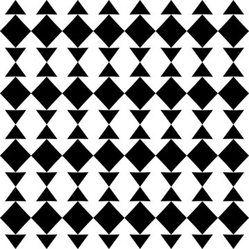 Seamless pattern with oblique black bands.Seamless vector. Checks, chevrons motif. Rhombuses, shapes ornament. Diamonds, curves wallpaper.Abstract geometric pattern. A seamless vector background.