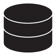 data storage glyph icon