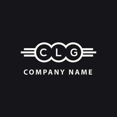 CLG letter logo design on black background. CLG  creative initials letter logo concept. CLG letter design