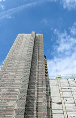Belgique Bruxelles Forest building renovation chantier architecture immobilier logement beton