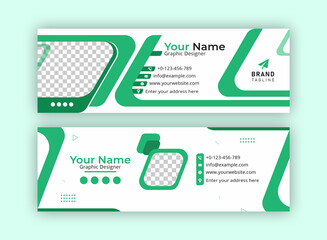 Professional Corporate Creative and Modern Email Signature Design Template