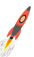 rocket in space