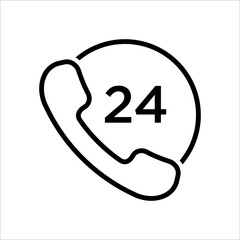 phone icon vector design template simple and clean