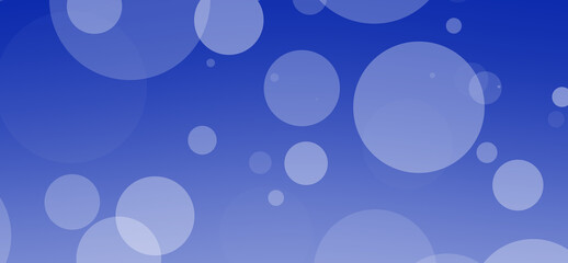 Blue background bokeh. eautiful, elegant bokeh neon light. Blurred circle bokeh pattern. bubbles white(small and big).