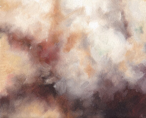 Oil paint texture. A hazy atmosphere abstract art background. Oil painting on canvas. Brushstrokes...